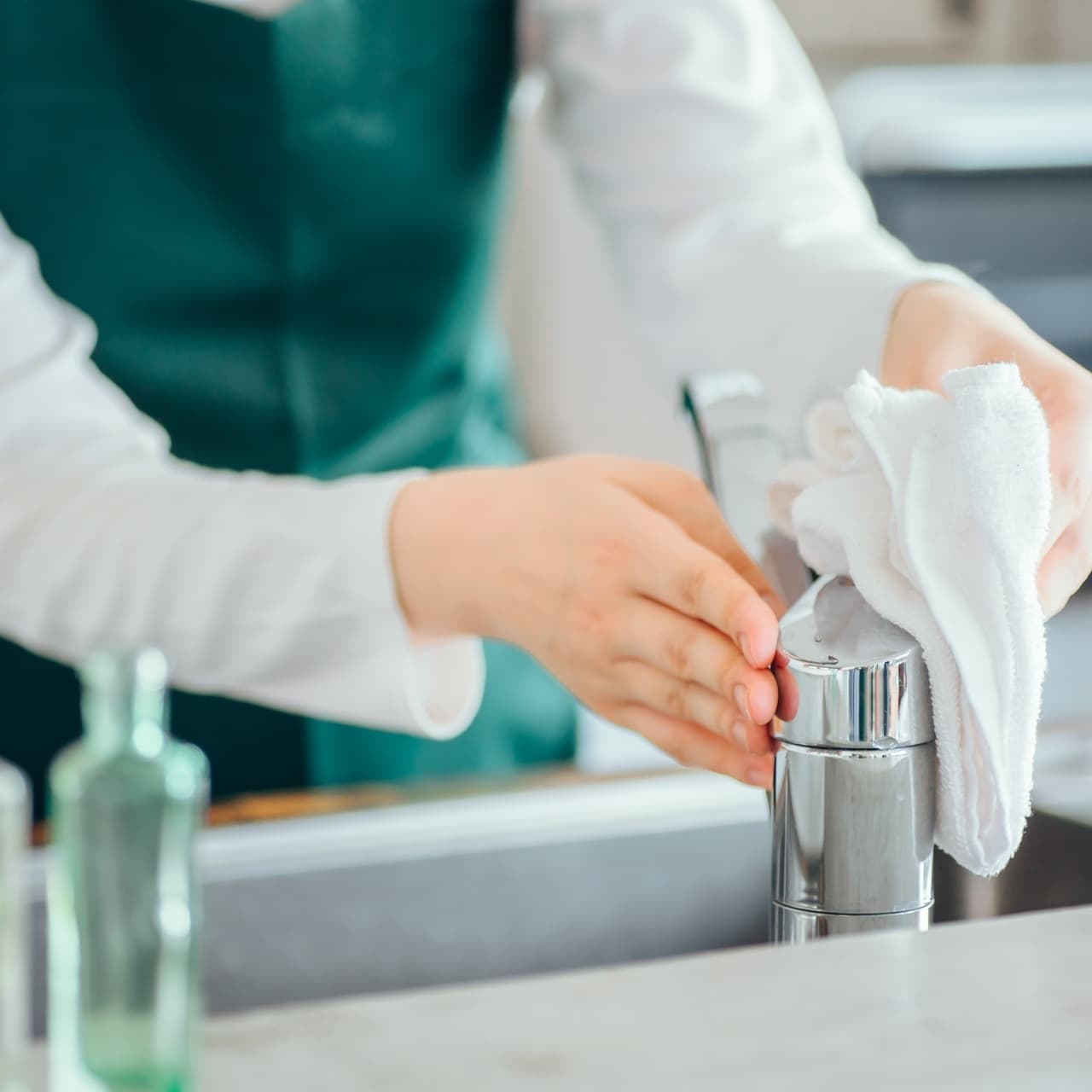 洗面ボール清掃